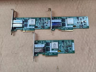 Lot Of 3 QLogic QLE8152 Dual Port 10GbE SFP+ PCIe Converged Network Adapter Card • $45