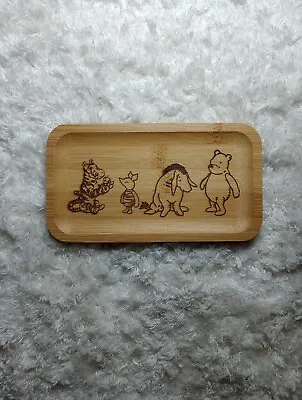 Classic Pooh Piglet Eeyore And Tigger Bamboo Vanity Tray • $16