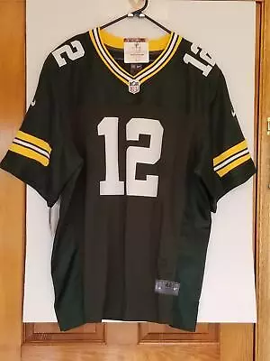 Aaron Rodgers Green Bay Packers Autographed On Field Jersey Size 48 COA Global  • $649.88