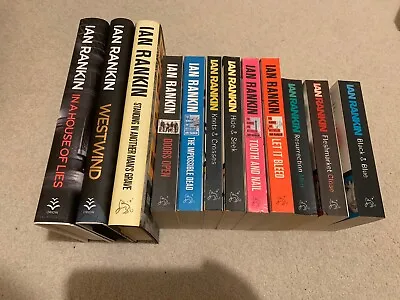 Ian Rankin Books Collection Job Lot (14 Books) Sighned • £30