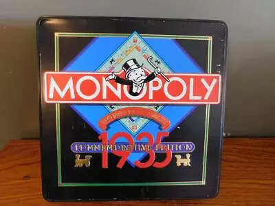 1935 Commemorative Edition Monopoly Game In Tin Complete • $19.99