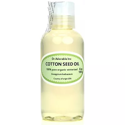 4 Oz Premium Cotton Seed Oil Pure Cold Pressed Natural Ready To Use • $8.59