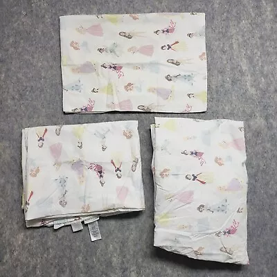 Pottery Barn Kids Disney Princess Enchanted Twin Sheet Set Organic Cotton READ • $44.95