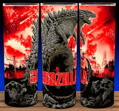 Godzilla King Of Monsters Red Cup Mug Tumbler 20oz • $19.95