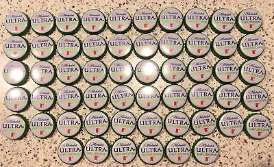 56 Michelob Ultra Infusions Beer Bottle Caps Crowns NO Dents ARTS CRAFTS JEWELRY • $4.75