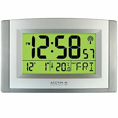 £36.99 • Buy Stratus Smartlite Wall/Desk Clock, Silver