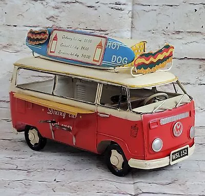 Bus Replica Mobile Food Truck/ Restaurant Vintage Classic Artwork Home Deco Sale • $109.95