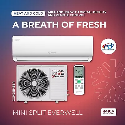 24000 BTU Air Conditioner Mini Split 16 SEER INVERTER AC Ductless HEAT PUMP 220V • $850