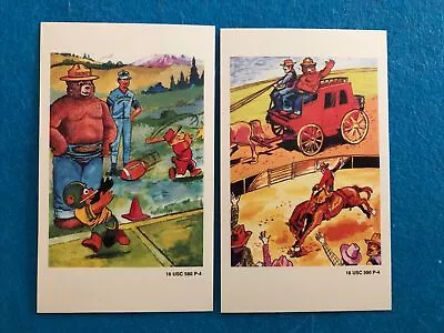 Vintage Smokey The Bear Cards - 2 Cards  (English/Spanish) - Rare - New • $6