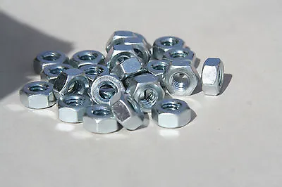 Your Choice  4-40 X 3/16  Or  6-32 X 1/4   Small Pattern Hex Nuts Steel Zinc • $6.72