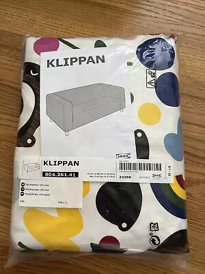 IKEA KLIPPAN Loveseat Slipcover Sofa Cover Cotton 80426141 • £130.17