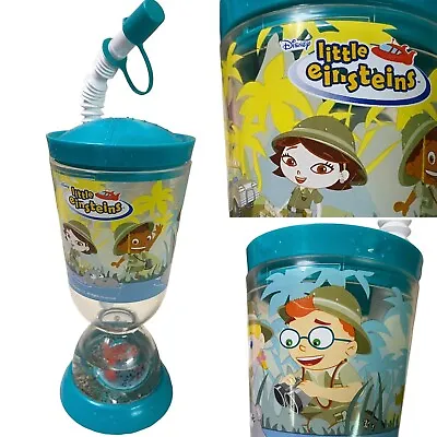 £23.93 • Buy Little Einsteins Disney Rocket Ship Kids Sippy Cup Plastic Straw Lid Snow Globe