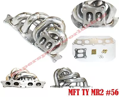 SS Equal Length Turbo Manifold For 91-95 Toyota MR2  3S-GTE 3S-GE T4 Flange • $139