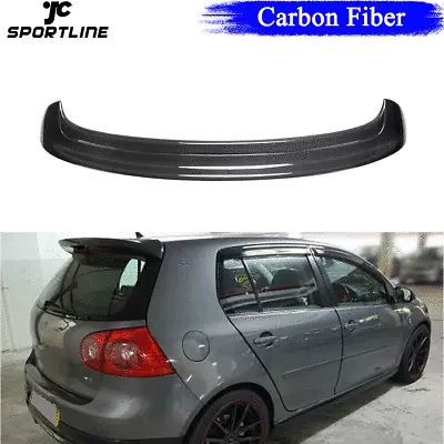 Carbon Fiber Rear Trunk Spoiler Wing Fit For VW Golf 5 MK5 R32/GTI 2005-2007   • $187.81