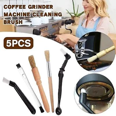 5x Coffee Machine Cleaning Brush Kit Coffee Grinder Brush Coffee Machine Group • $16.99