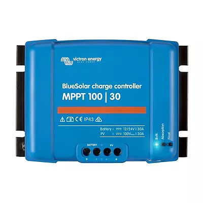 Victron BlueSolar MPPT 100/30 30A Solar Charge Controller Solar Panels Upto 100V • £124.99