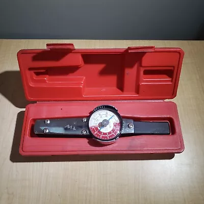 Matco Tools Dial Torque Wrench TWDX150IN W/ Red Hard Case • $174.99