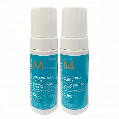 [NEW] Moroccanoil Curl Control Mousse 5.1 Fl Oz/150 Ml [Pack Of 2] FREE SHIPPING • $49.99