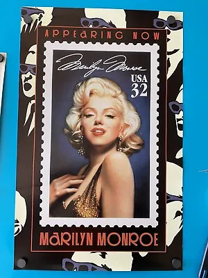  MARILYN MONROE 1995 RARE ORIGINAL VINTAGE USPS Poster • $89
