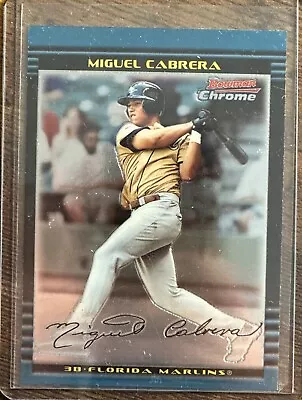 2002 Bowman Chrome Miguel Cabrera #bdp156 Tigers Mint Rookie Rc • $2.50