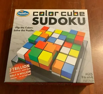 £9.81 • Buy ThinkFun Color Cube Sudoku Game