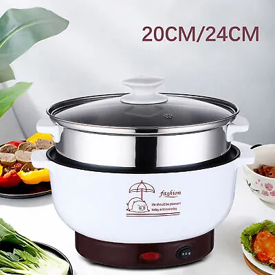 1.8L/2.8L Electric Cooker Cooking Hot Pot Steamer Noodles Rice Soup Heater New • $30