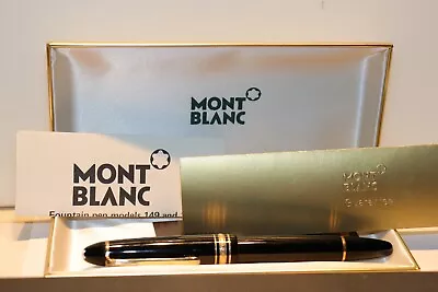 Vintage Montblanc Meisterstück 146 Fountain Pen Nib M With Box • $399.99