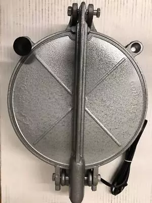 $79.99 • Buy New Heavy Cast Iron Electric Tortilla Maker Flower Corn Gorditas Made In Mexico