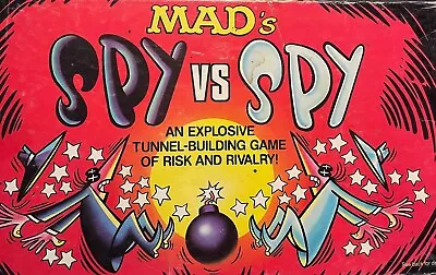MAD's Spy Vs Spy Board Game - Milton Bradley 1986 • $12.23