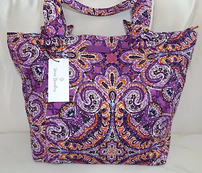 VERA BRADLEY Hadley East West Zip Tote - Dream Tapestry - Purple - NWT • $59.95