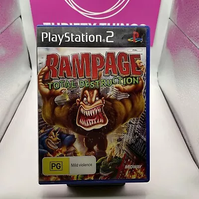 🇦🇺 Rampage Total Destruction (2006) Playstation 2 Game PS2 Game AUS PAL • $16.49