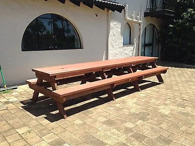 $1540 • Buy Timber Outdoor Setting Picnic Table Brand New 4.0 Metre With Free Kids Table