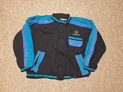 Vintage 90S Sergio Tacchini Windbreaker Jacket Size Boxy M Colorblock Italy • $34.99