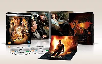 $58.95 • Buy INDIANA JONES 4 (2008) KINGDOM OF THE CRYSTAL SKULL - Eu 4K+BLU-RAY STEELBOOK Sp