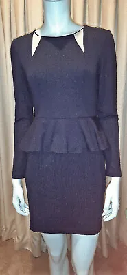 $30 • Buy SALE: PAISIE Special Occasion Dress. Shimmering Blue Jersey. Size UK10/AU8. NWT