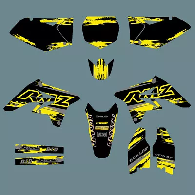 Graphics Kit Background Decal Sticker For Suzuki RMZ 250 RMZ250 2007 2008 2009 • $119.70