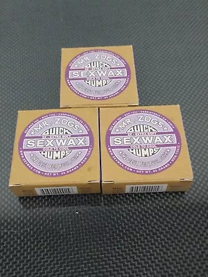 Sex Wax Quick Humps Mr Zogs Surfboard Wax Extra Soft Purple • £12