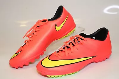 Nike Mercurial Victory V NEW Mens 6.5 39 Lace Up Turf Soccer Shoes 651646-690 • $30
