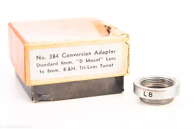 Elgeet No 384 Conversion Adapter Standard D Mount To B&H Tri-Lens Turret V22 • $32.99