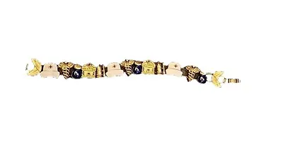 VTG Enamel Nurse Charm Bracelet Cap Hospital RX MED Symbol Syringe EUC • $19.99