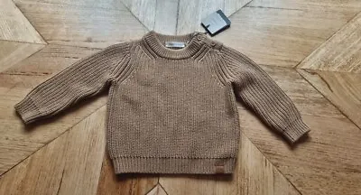 Country Road - Baby Boy/Girls Fisherman Knit Jumper - Size 0/6-12 Months RRP $69 • $55