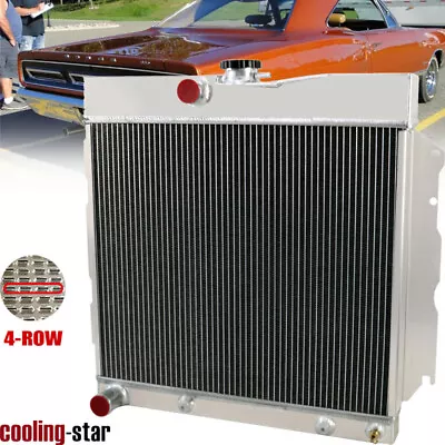 4-Row Radiator Fit 1963-1969 Dodge Dart/Charger/Mopar Cars Plymouth Fury 22''W • $209