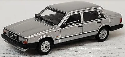 Minichamps NEW HO 1/87 Scale 1986 VOLVO 740 GL Sedan In Silver Finish • $39.99