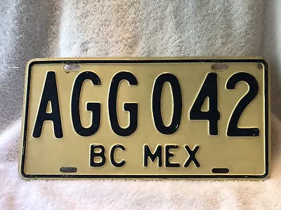 Vintage 1995 Mexico License Plate BC • $29.99