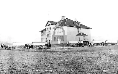 Horse Drawn School Bus Wagons Corvallis Montana MT Reprint Postcard • $9.99