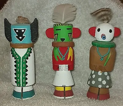Hopi Route 66 Crow Mother Compassion And Cactus Kachina Signed Sun Hallmark  • $30