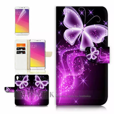 Butterfly TPU Phone Wallet Case Cover For New Optus X Start 2 - 31044 • $13.99