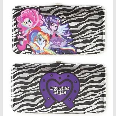 My Little Pony Wallet Equestria Girls Hardcase Hasbro Pinkie Pie Rainbow Dash • $18.95