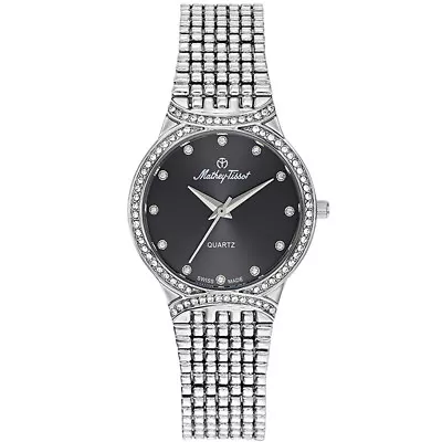 Mathey Tissot Women's Classic Black Dial Watch - D2681AN • $114.96