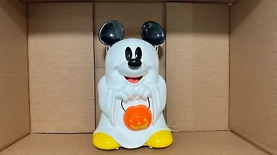 Mickey Mouse Ghost Trick Or Treat Popcorn Halloween Bucket 2010 Disney Parks • $9.99